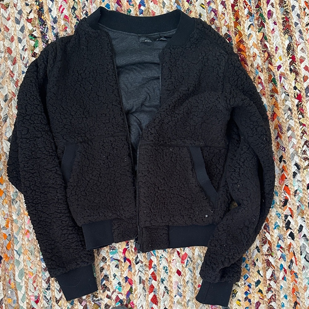 Prana Women's Black Teddy Jacket